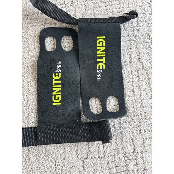 Ignite By SPRI Leather Workout Power Weightlifting Straps Wraps Grips. - Picture 5 of 10
